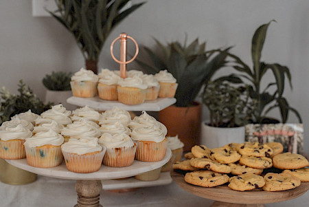 A bake sale for school fundraising