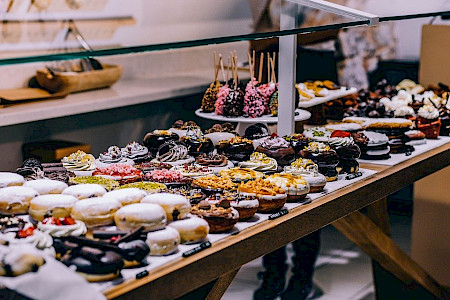 Sweet treats at a bake sale